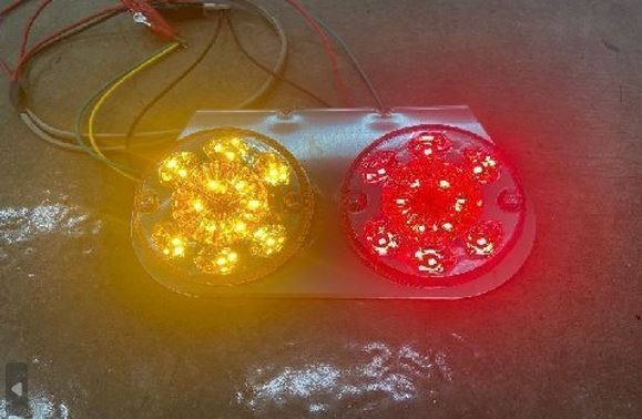 ไฟราวข้างกลม 2 ตอน ซ้าย-ขวา LED ลิเวอร์พูลX แป้นโครเมียม